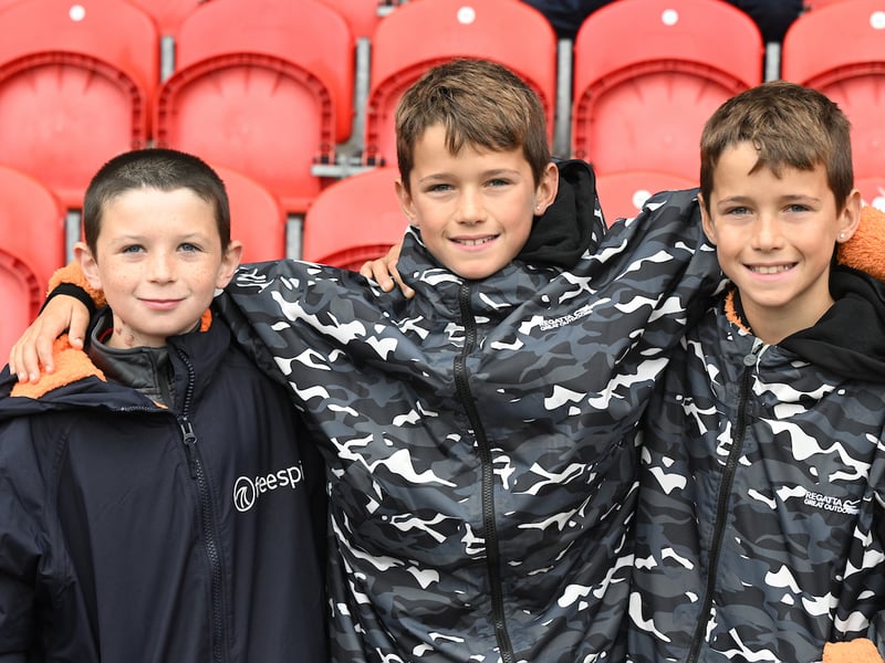 Doncaster Rovers were cheered on to a derby day victory in front of a bumper crowd.
