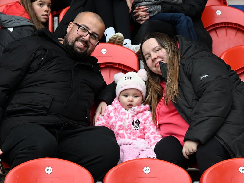 Doncaster Rovers were cheered on to a derby day victory in front of a bumper crowd.