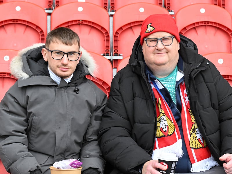 Doncaster Rovers were cheered on to a derby day victory in front of a bumper crowd.