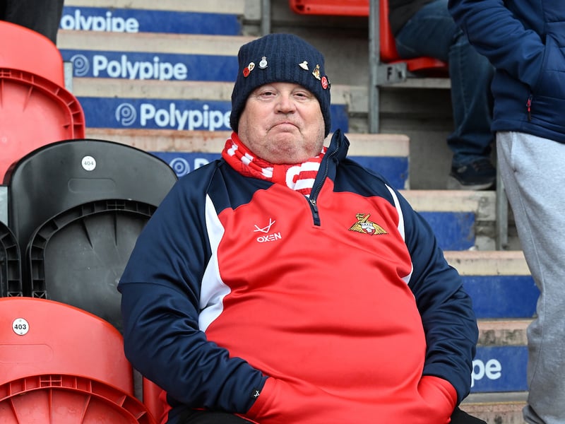 Doncaster Rovers were cheered on to a derby day victory in front of a bumper crowd.