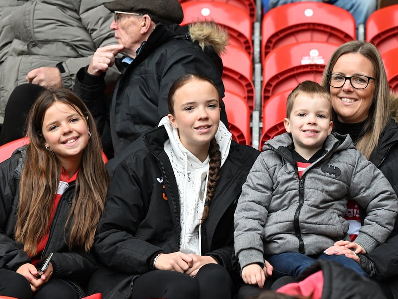 Doncaster Rovers were cheered on to a derby day victory in front of a bumper crowd.
