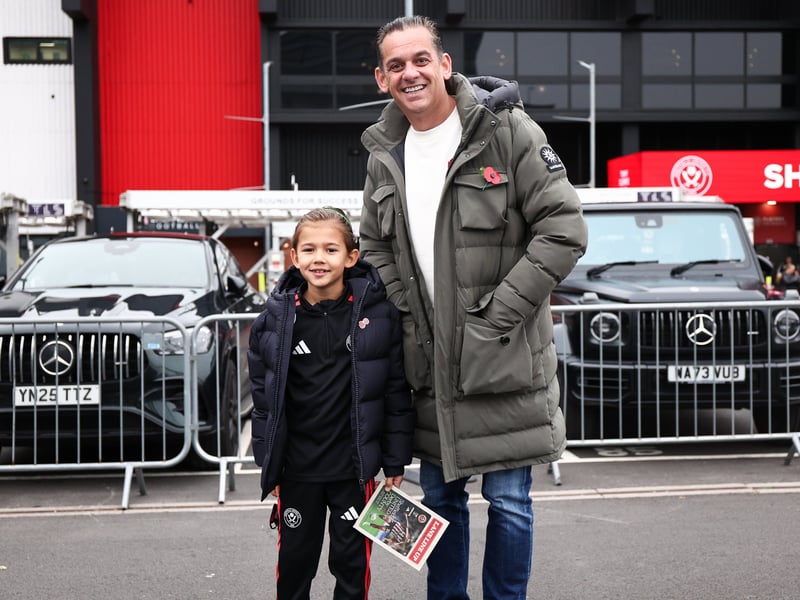 Sheffield United fans pictured showing their support ahead of Derby County clash 