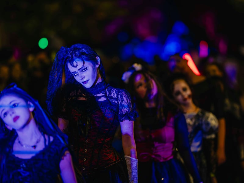There were no shortage of zombies at the event.