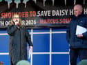 NEWRY mother Sinead Cole speaks at the Public Rally. Pictures: Noel Moan.