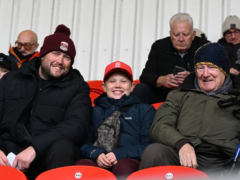 Doncaster Rovers were cheered on to a derby day victory in front of a bumper crowd.