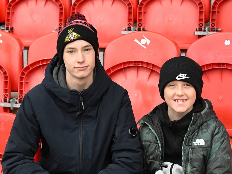 Doncaster Rovers were cheered on to a derby day victory in front of a bumper crowd.