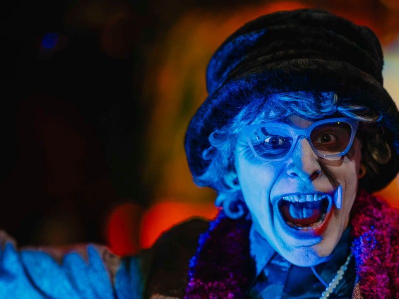 One of the terrifying performers at the festival.
