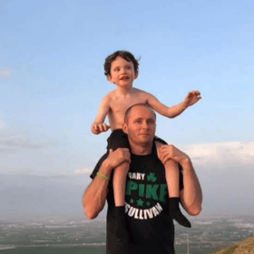 Gerry Gallagher with son Rory