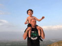 Gerry Gallagher with son Rory