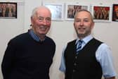 Three generations of the Cochrane Family, past and present members of Blossomhill Pipe Band. David Cochrane, left, with over 50 years' service with the band and son Mark Cochrane. Missing from the photo is current member,  his grandson, Harry Cochrane. IB3244CD26