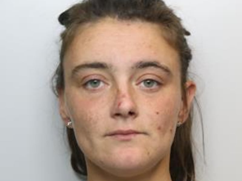 Hardened store snatcher Hall had 122 offences on her record when she was jailed after pilfering from Boots while banned from even entering. 
Chloe Hall, 27, swiped goods - mainly make-up, razors and shampoo - from the same Barnsley Cheapside branch.
Judge Nigel Slater jailed Hall for 20 months.