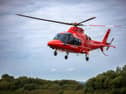The three vehicle collision on the Tattymoyle Road was attended to by Air Ambulance NI alongside fire crews, paramedics and police. SU4244CD26
