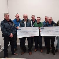 NI Air Ambulance receives cheque from Heart of Glens Festival