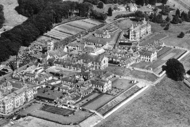 An aerial view of the Holywell Hospital site
