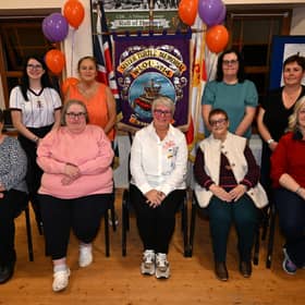 Some of the sisters of the Sister Turtle Memorial W.L.O.L. No14 seen at their 110 year celebration evening.GB4518D26