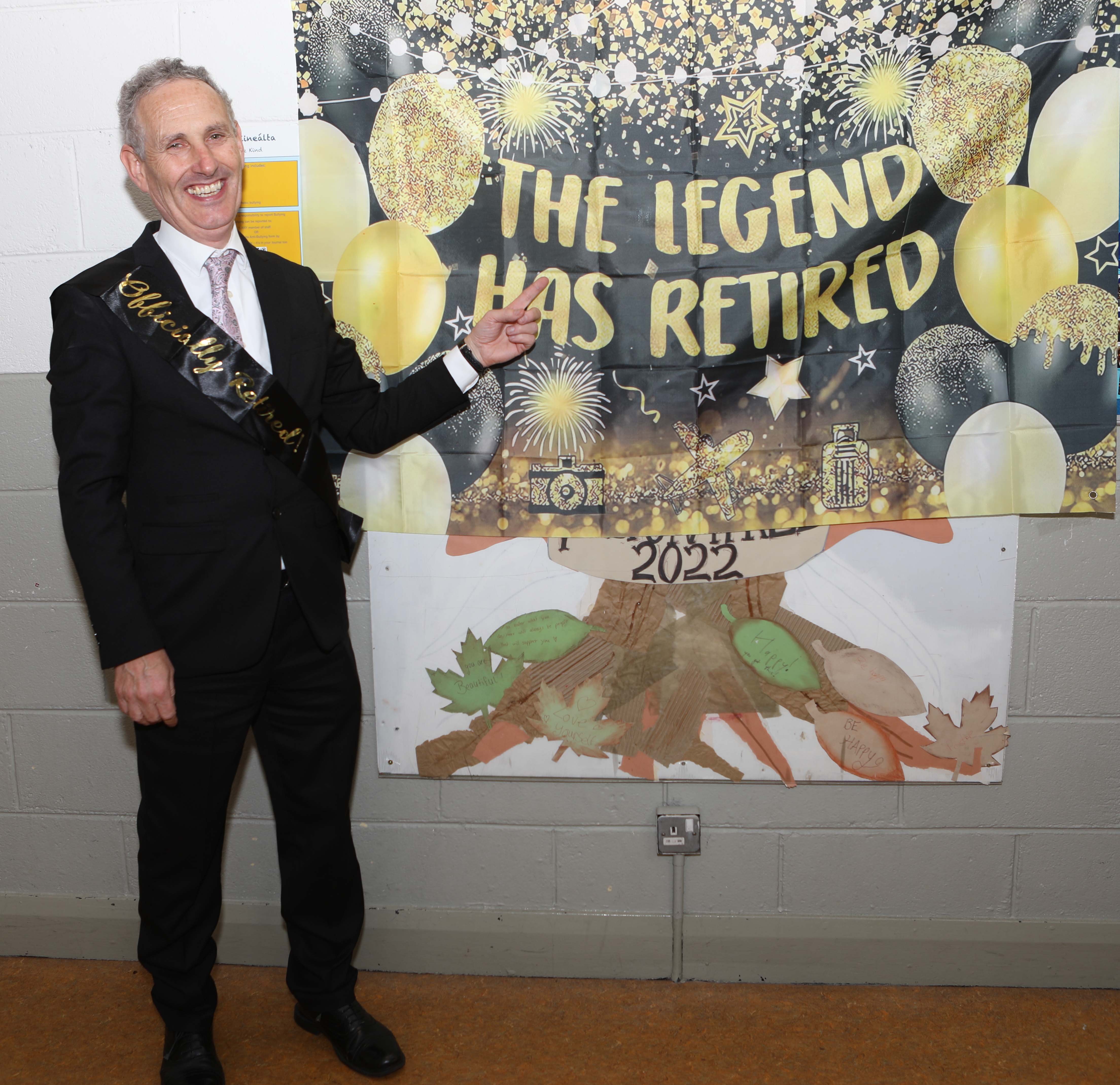 Teacher Rory O’Neill retires from Crana College