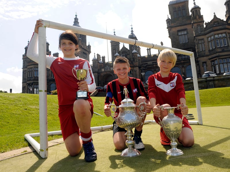Stewart's Melville Primary School's girls' team, P6 team, and P7 team, all picked up trophies in 2012, completing an historic treble for the Edinburgh school.