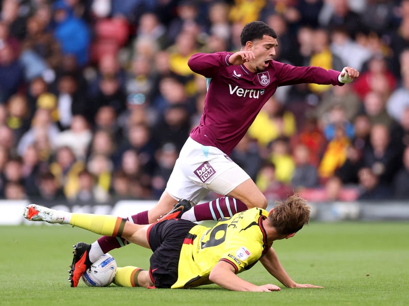 Amdouni suffered an ankle problem in Burnley's 4-0 win over Watford earlier this month and is yet to return.
