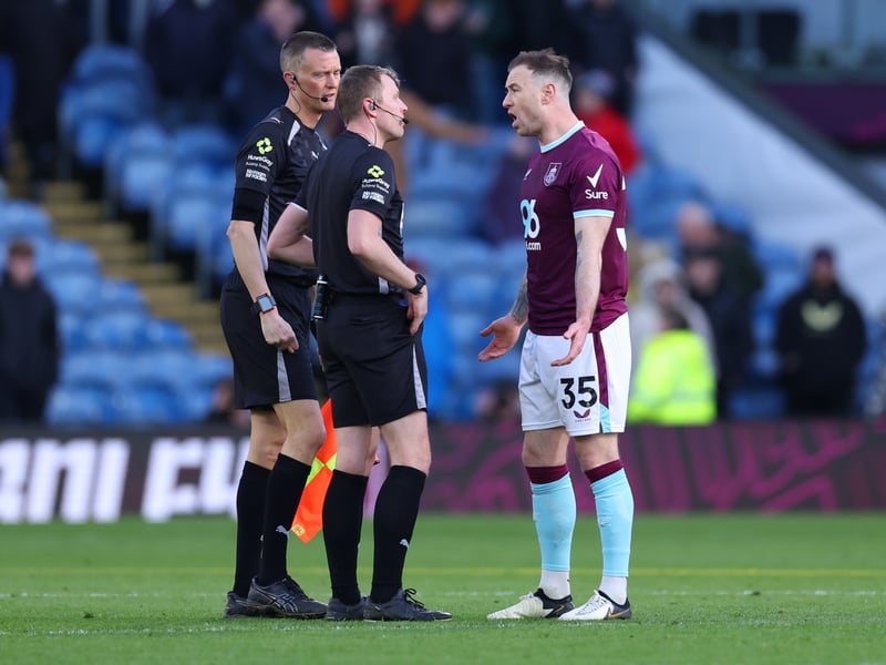 The experienced attacker remains unavailable for selection, having been left out of Burnley's 25-man EFL squad.
