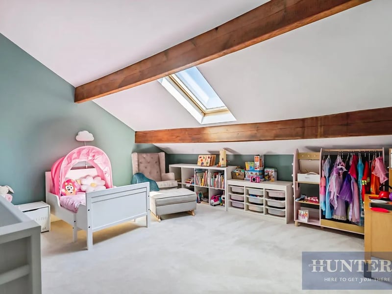 The bedrooms provide a comfortable haven for the occupier.