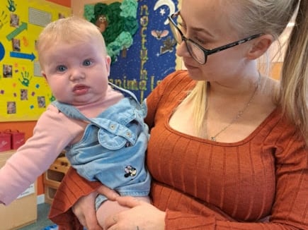 "She's very sociable – and she's obsessed with the teddy bears. She does enjoy little days out and having other children to play with."