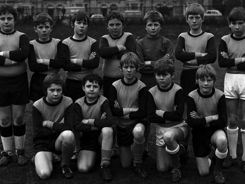 The Granton Primary School football team, pictured in April, 1970.