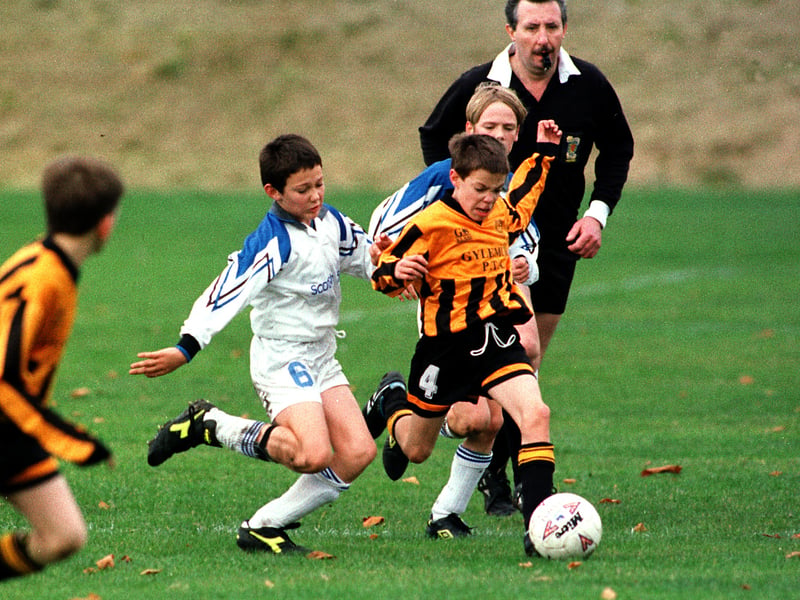 Davidson's Mains v Gylemuir in November, 1997, a game which Gylemuir won 5-0.