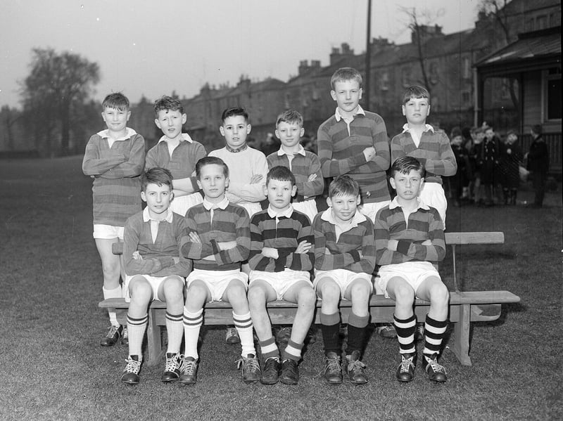 The Leith Walk Primary School football team pictured on the pitch in April, 1963.
