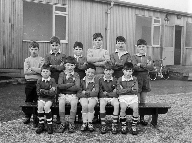 The St Francis Primary School football team pictured in January, 1964.