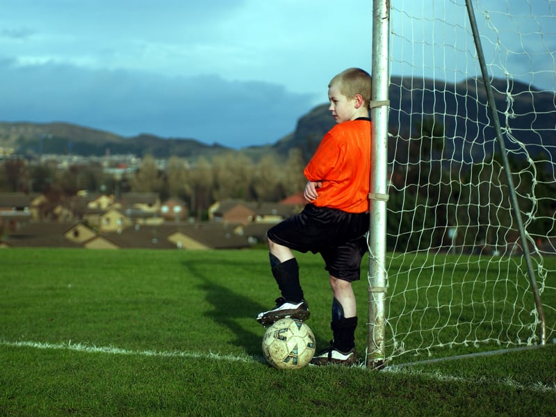 Eight-year-old St John Vianney Primary pupil Jordan Finnie was in high demand, playing for the schools P4 and P7 teams in 2002.