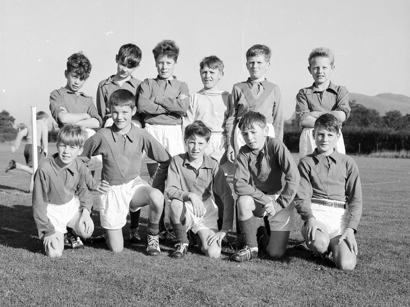 The Moredun Primary School football team pictured in 1963.