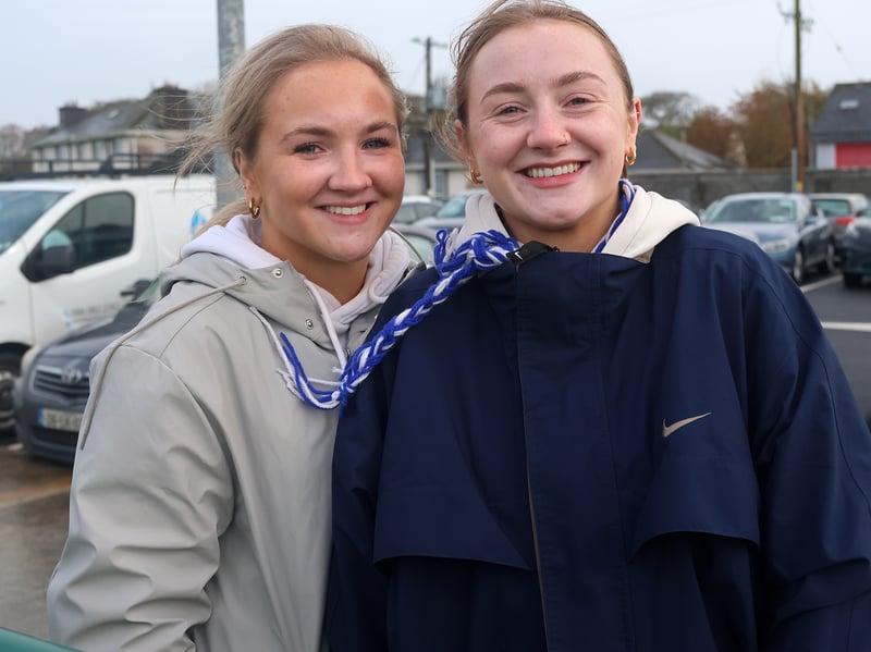 Ellen and Clodagh Williams supporting Bruree in their final against Knockaderry