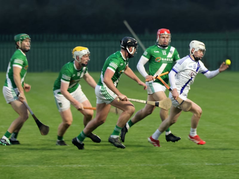 Bruree's Cian McDonagh in possession against Knockaderry
