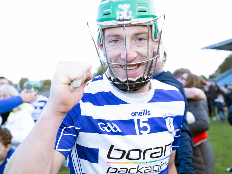 Smiling  Jack Sheridan Naas at final whistle