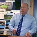 Club Chairman, Neil Megaw speaking at the opening of Richardson Park. ND264123