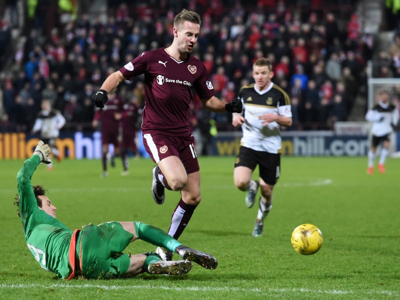 The young winger broke into the Hearts first team during the 2012/13 season, making his debut against Dundee. A key player in the Championship title win in 2015, he scored nine goals in 33 appearances, but found his game time limited upon their return to the top flight. He joined Rangers on loan in January 2016 and won the Championship title for the second time in his career at Ibrox, but returned to Tynecastle in the summer. Now 32, he plays for Bonnyrigg Rose in the Lowland League East after spells at Dundee United, Greenock Morton, St Patrick's Athletic, Northern Colorado Hailstorm and Arbroath.
