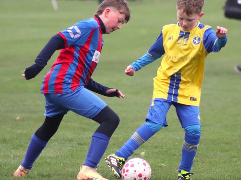 Under-11s action between TM Sports and Spirit of Youth Neos