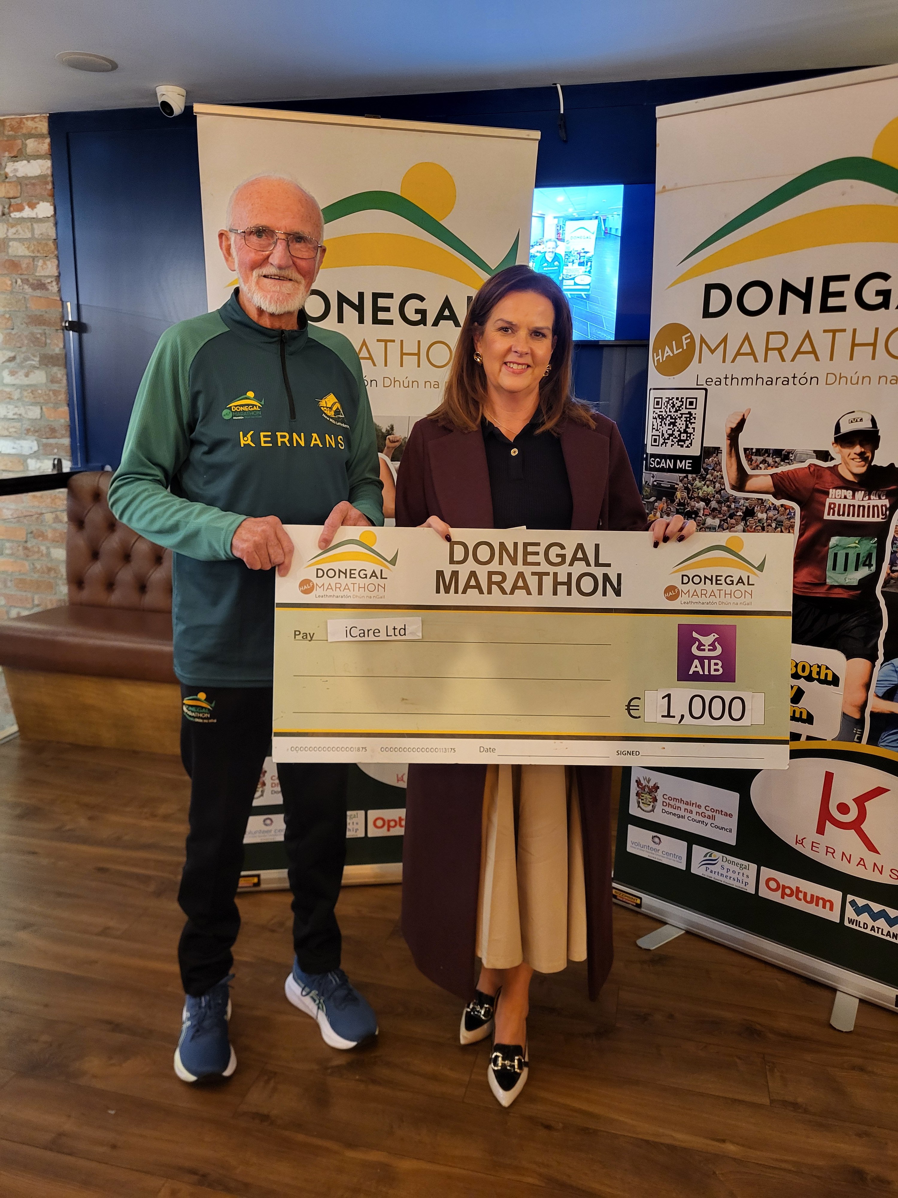 Donegal Half Marathon Committee presents €7,000 to local charities