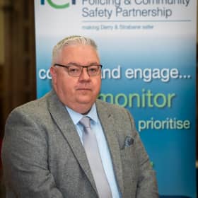 Darren Guy, Chair, Policing and Community Safety Partnership., Derry and Strabane. 