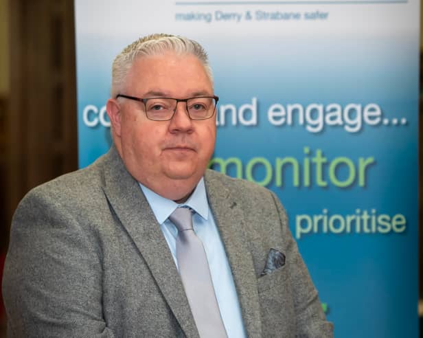 Darren Guy, Chair, Policing and Community Safety Partnership., Derry and Strabane. 
