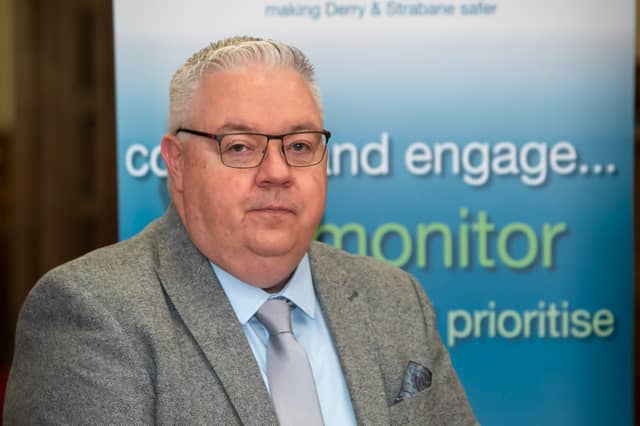 Darren Guy, Chair, Policing and Community Safety Partnership., Derry and Strabane.