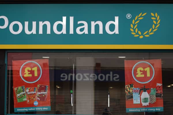A Poundland store front