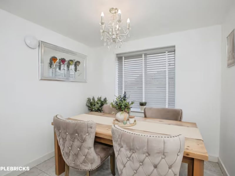 A closer look at the dining area