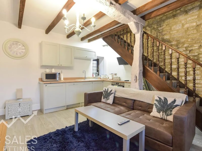Living area in holiday cottage.