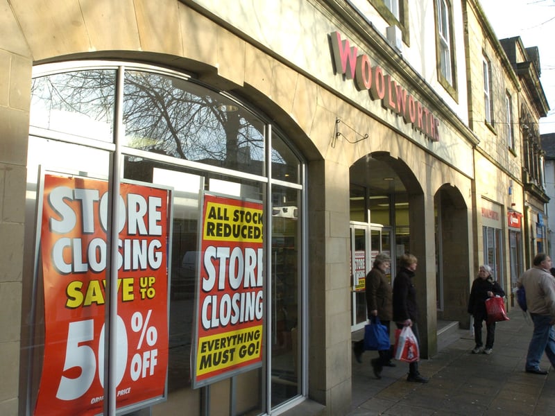 Lancaster's Woolworths store closing sale.