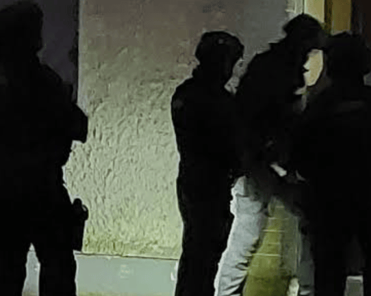 Gardai at a previous incident in Ballinasloe