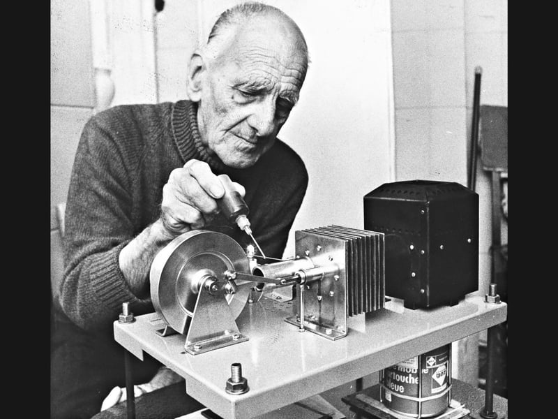 Cannock's Tom Leighton carefully oils the delicate components of his bespoke sun-powered piston engine at his home in July 1976. A 74-year-old retired colliery electrical worker living on Moss Road, Chadsmoor, Tom devoted five years to taking the innovative model from drawing board to working prototype. Convinced that solar energy represented the great cheap power source of the future amidst soaring fuel costs, he designed and built the machine purely as a dedicated hobby. Do you remember Tom Leighton's inventive experiments or discussing alternative energy ideas around Cannock during the long, sunny summer of 1976?