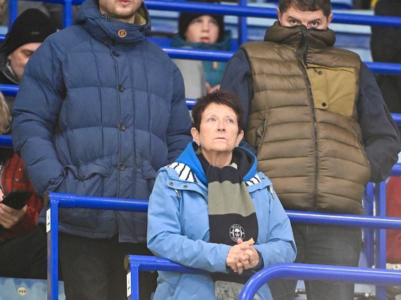 Wigan Athletic fans at Leicester City