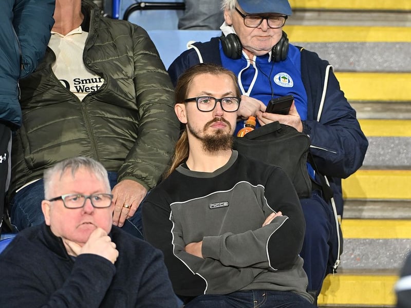 Wigan Athletic fans at Leicester City 