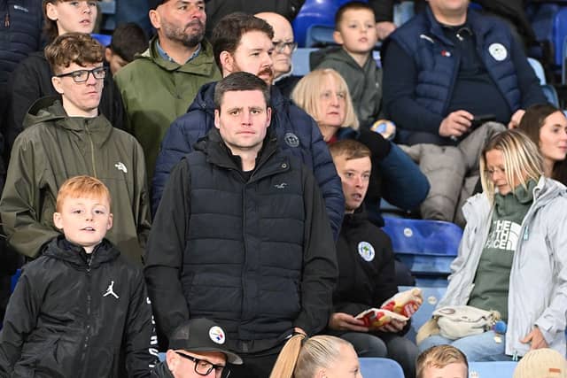 Wigan Athletic fans at Leicester City